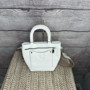 True Religion White crossbody bag